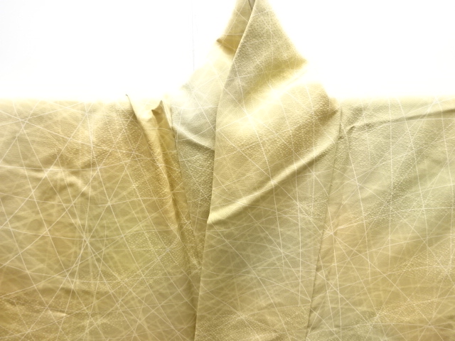  線描き模様小紋着物